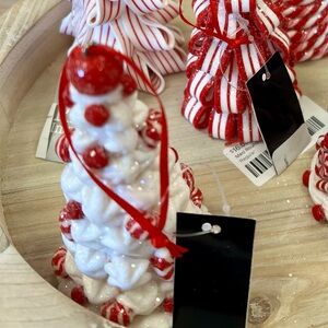 Raz Peppermint Candy Christmas ornament NWT